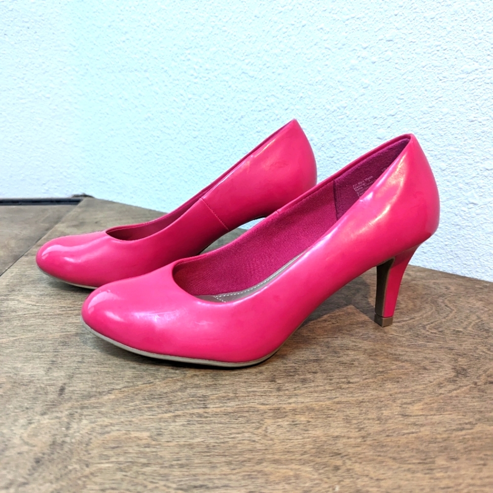Payless Hot Pink Comfort Plus Heels